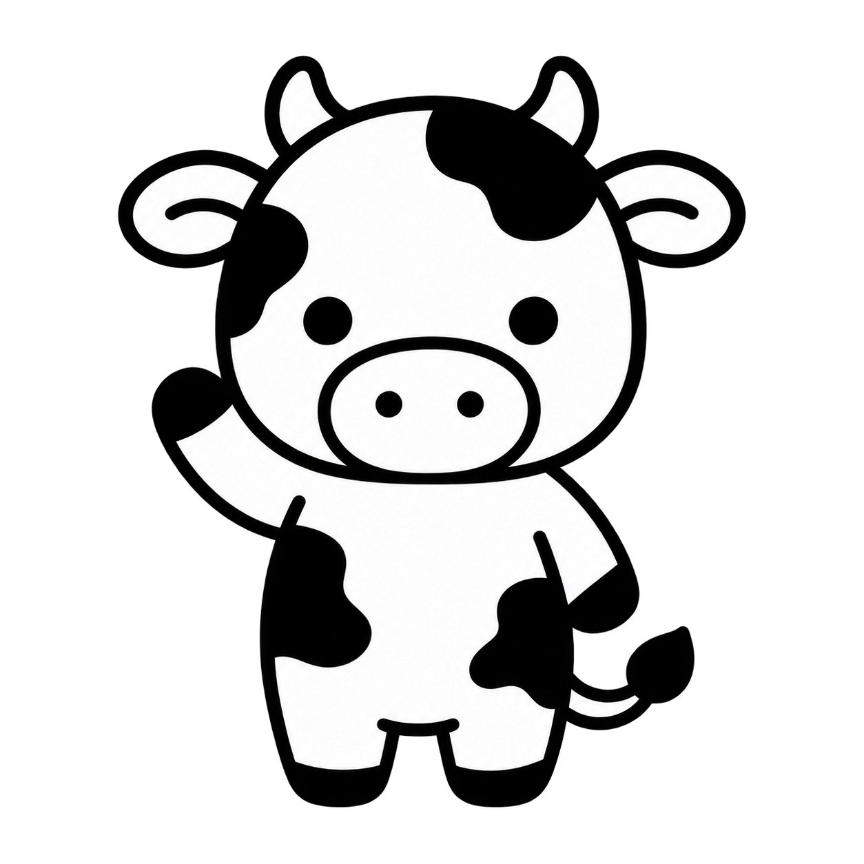 SocialCow waving hello